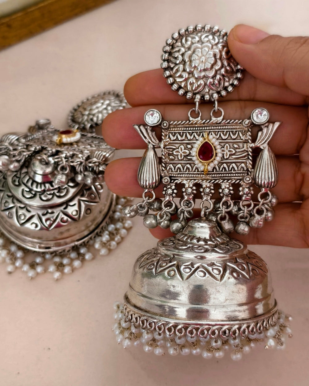 Juliani Kundan Earrings