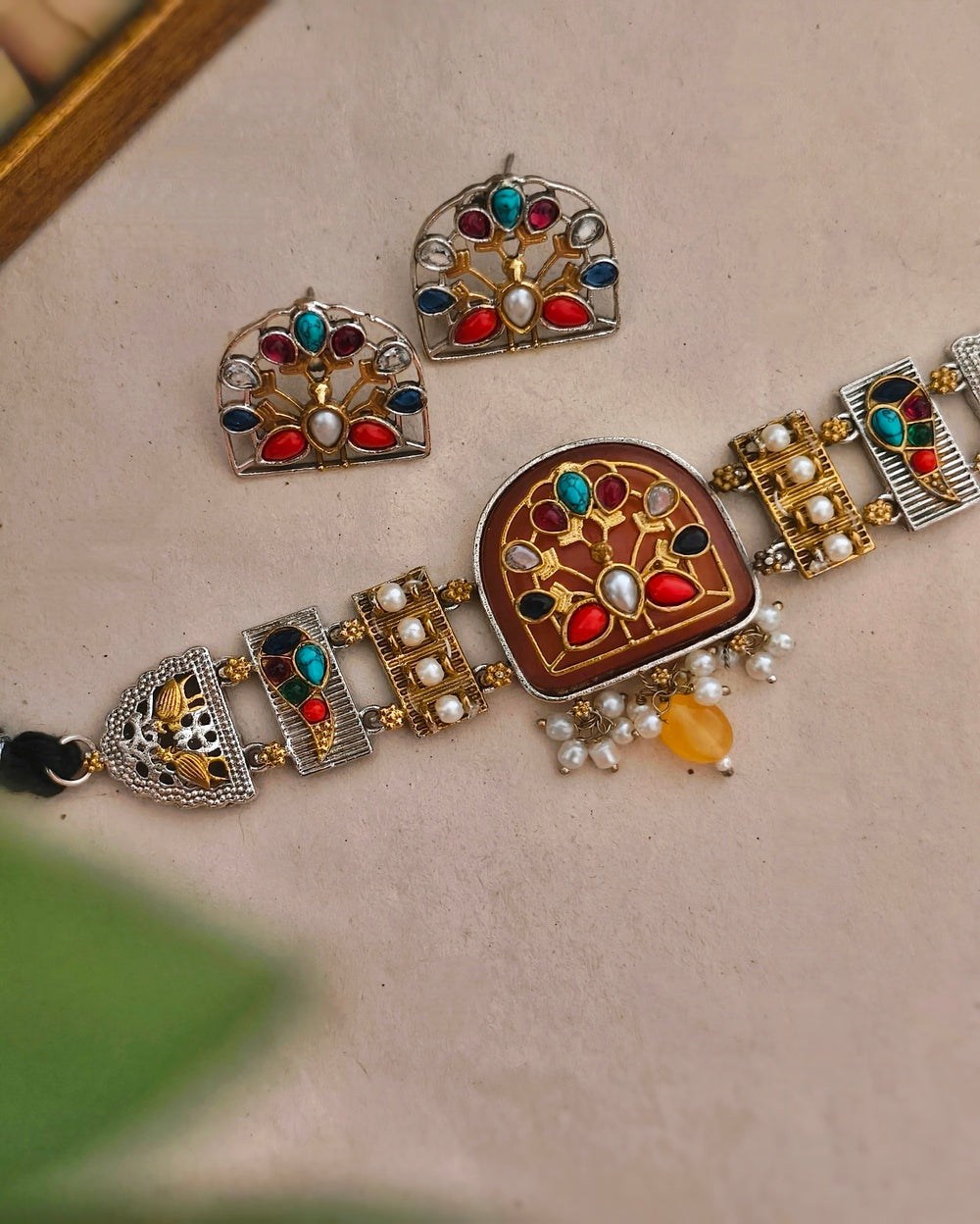 Chanchari Dual tone Chokers