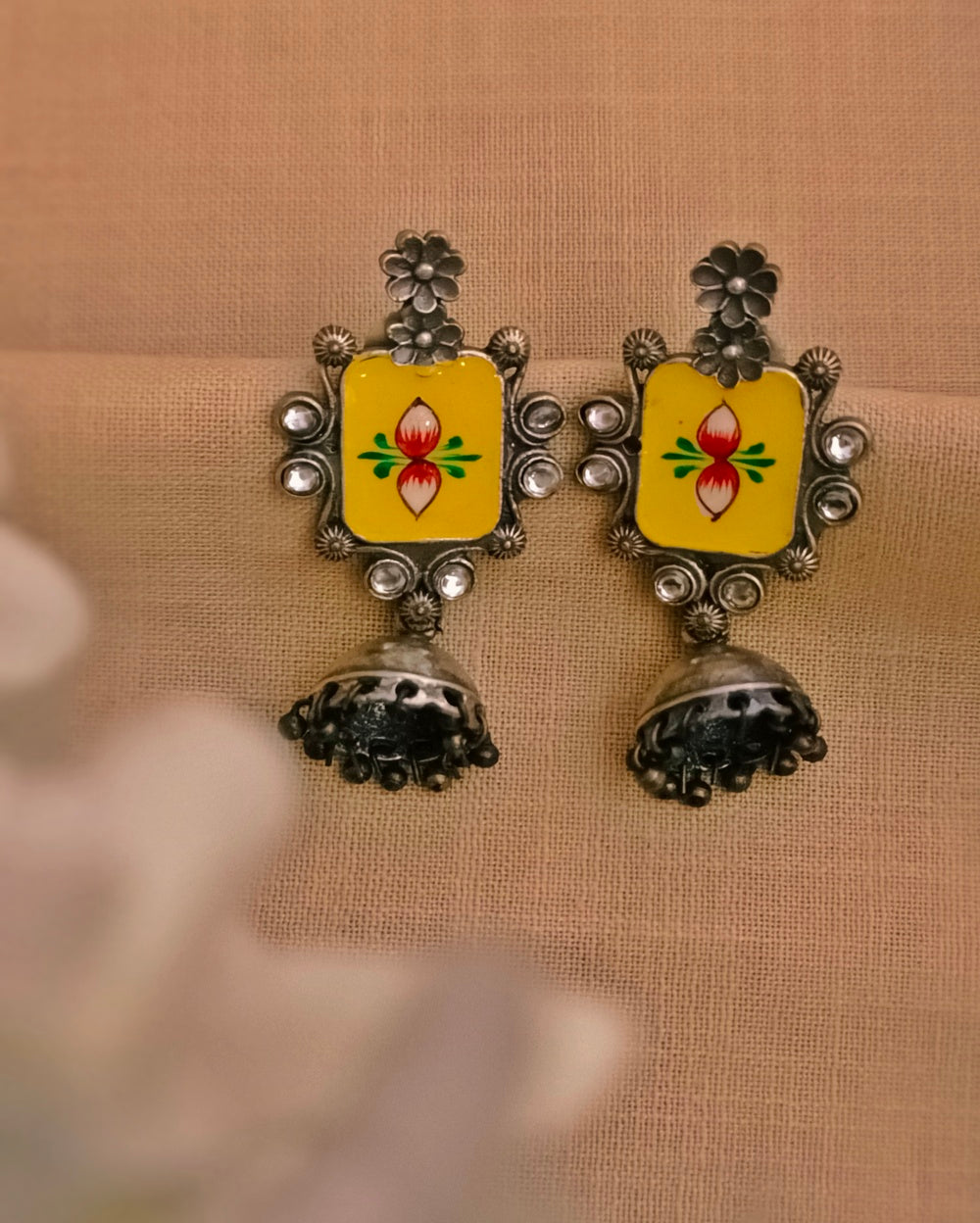 Wishi Meenakari Jhumki