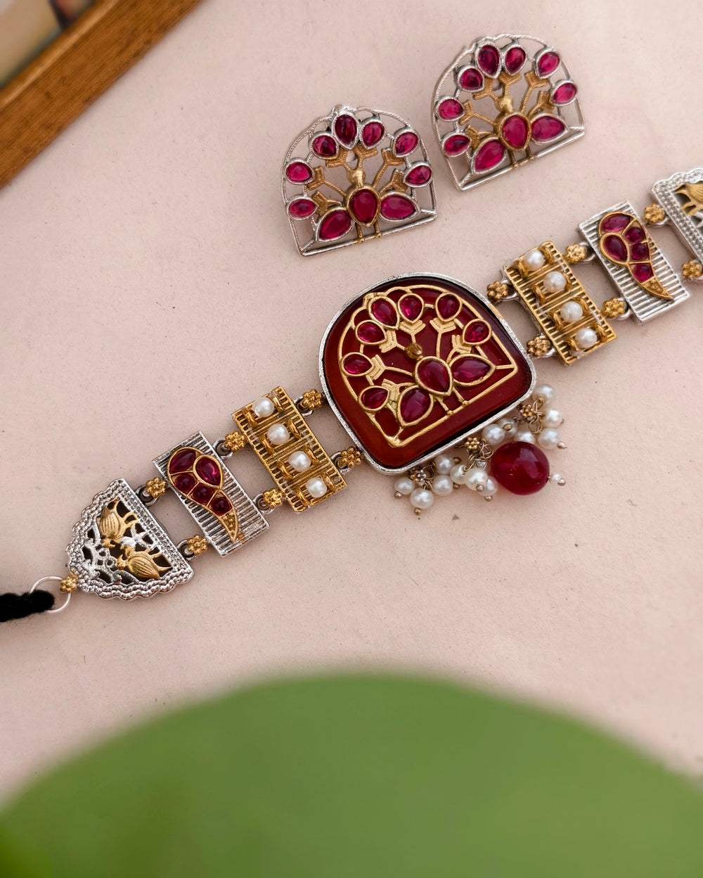 Chanchari Dual tone Chokers
