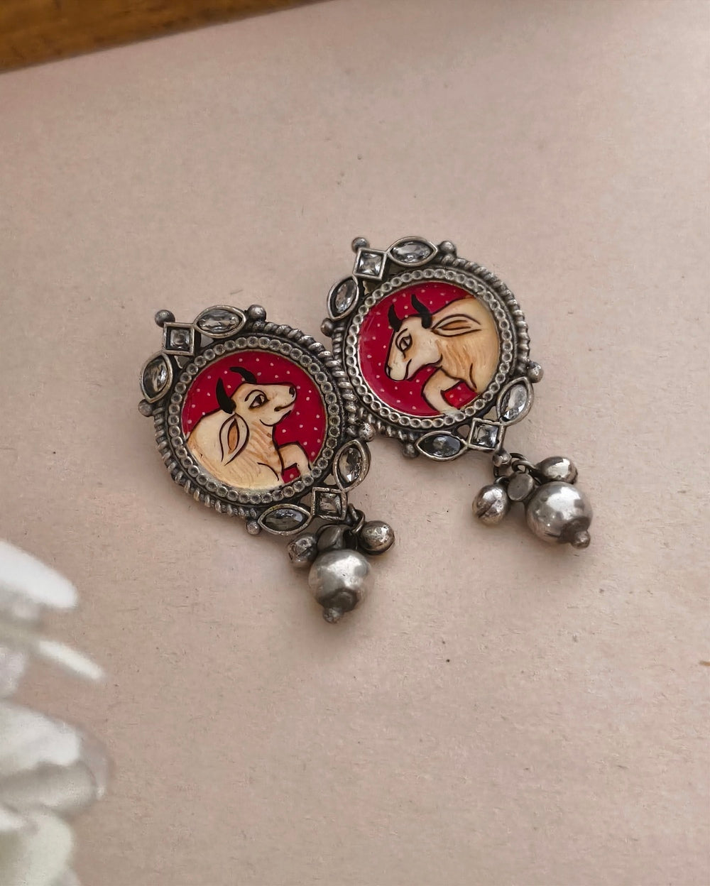 Ikshu Meenakari Danglers