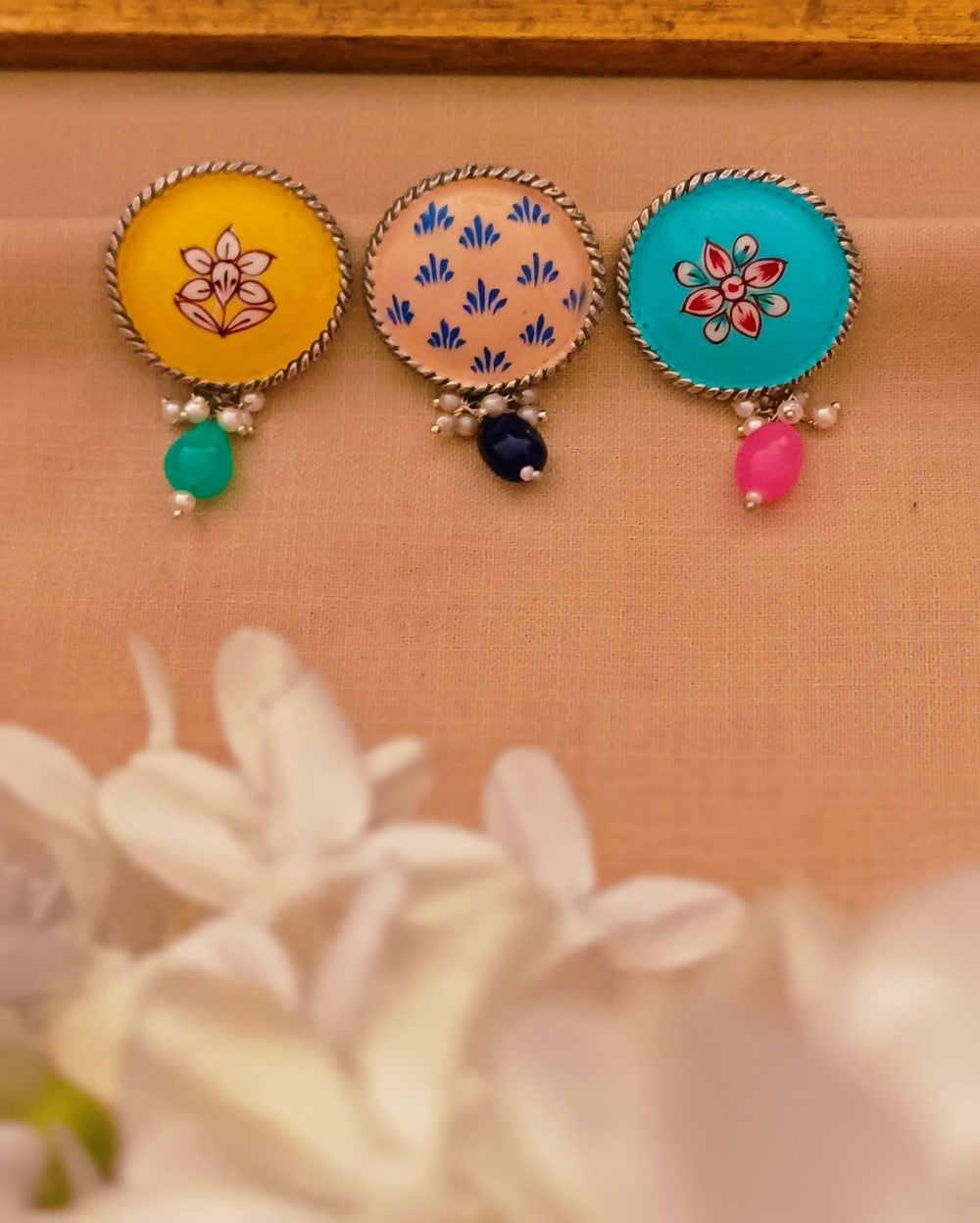 Chanchal Meenakari studs