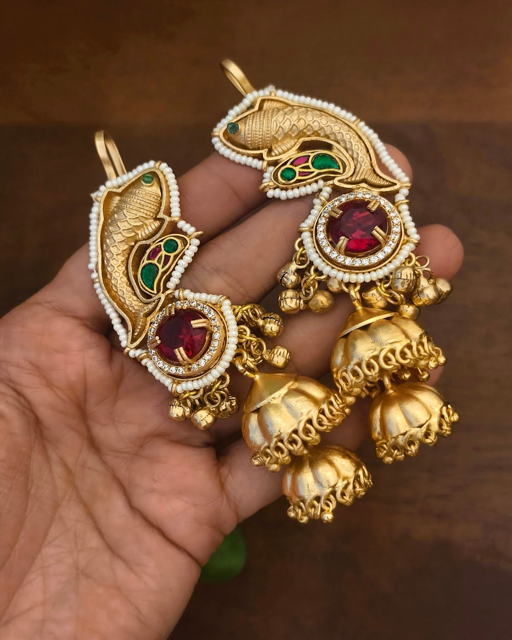 Fish Golden Jhumki