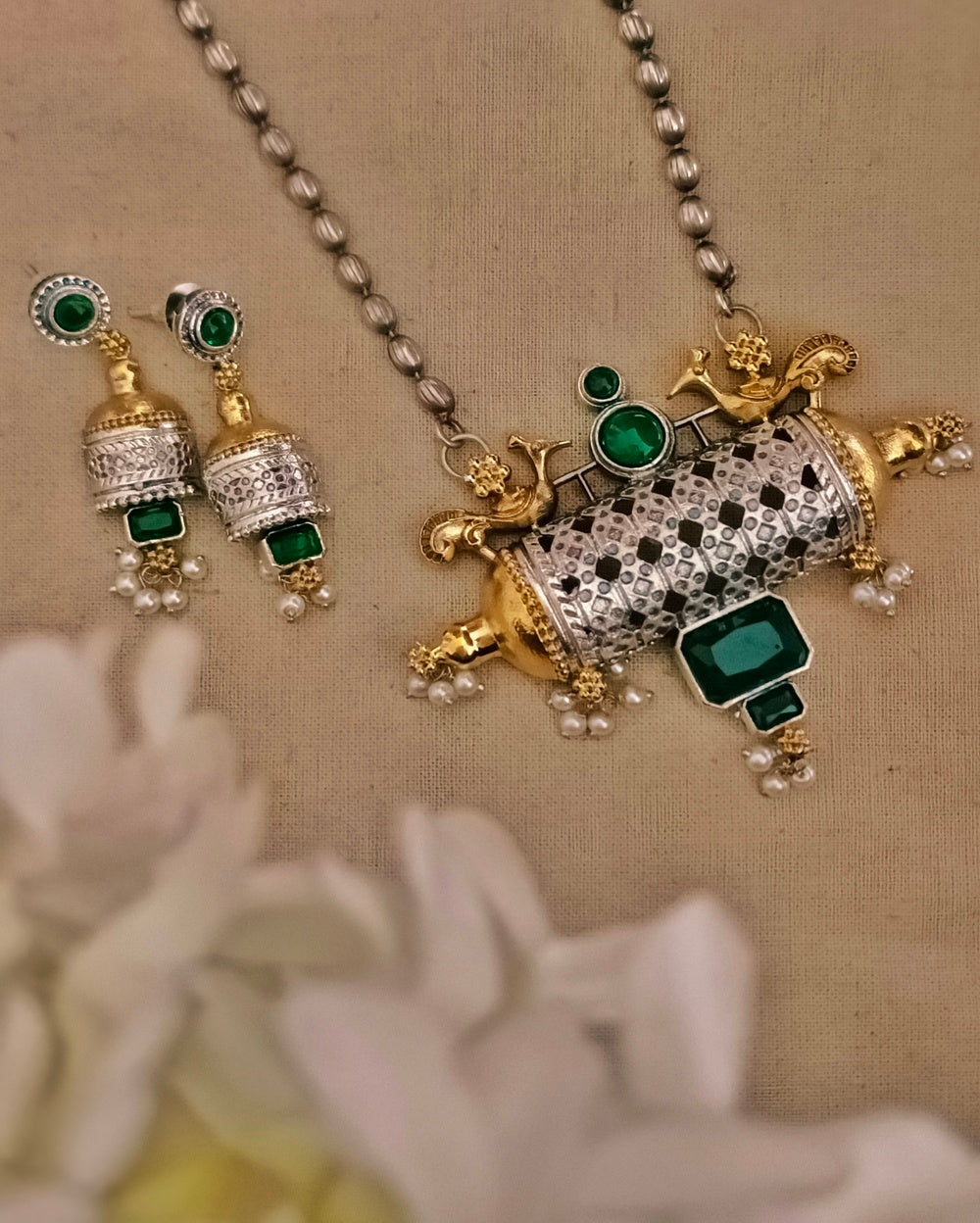 Bala Dual tone  Necklace