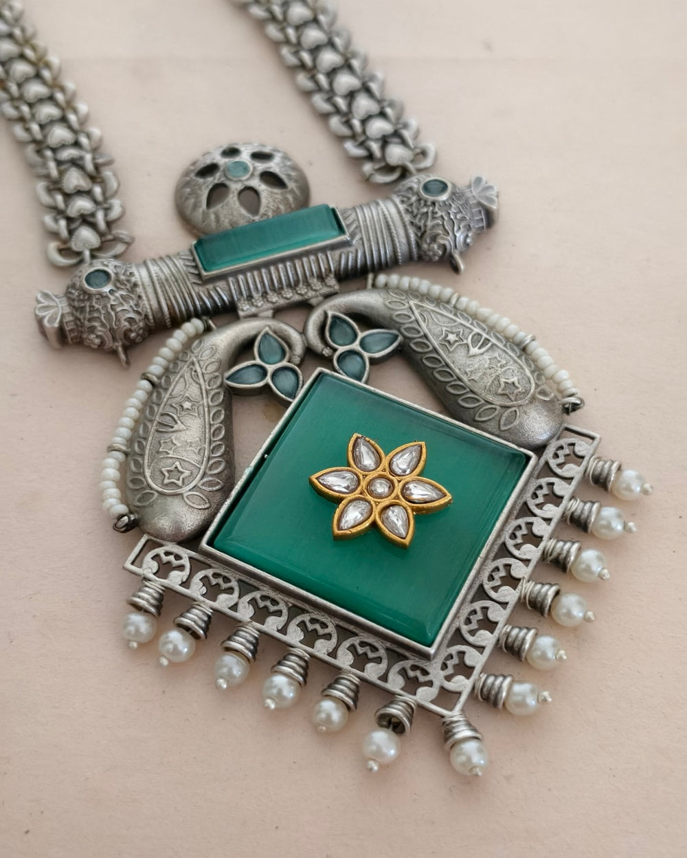Jarita Oxidised Necklace