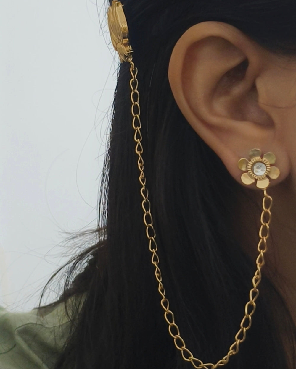 Kumud Golden Earchain
