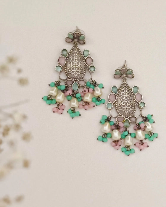 Edhitha Multi Pearl Danglers