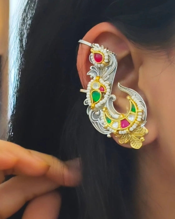 Chand Kundan Earcuff