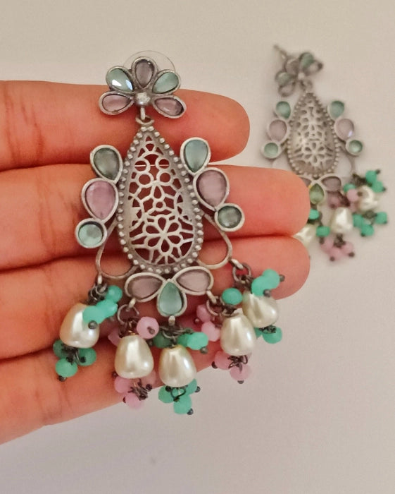 Edhitha Multi Pearl Danglers