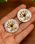 Lotus Dual Tone Stud