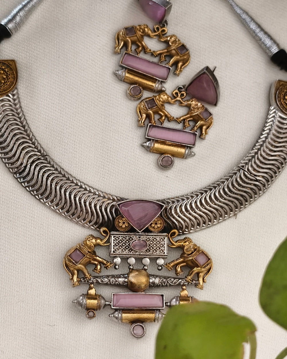 Zavia Dual tone Necklace