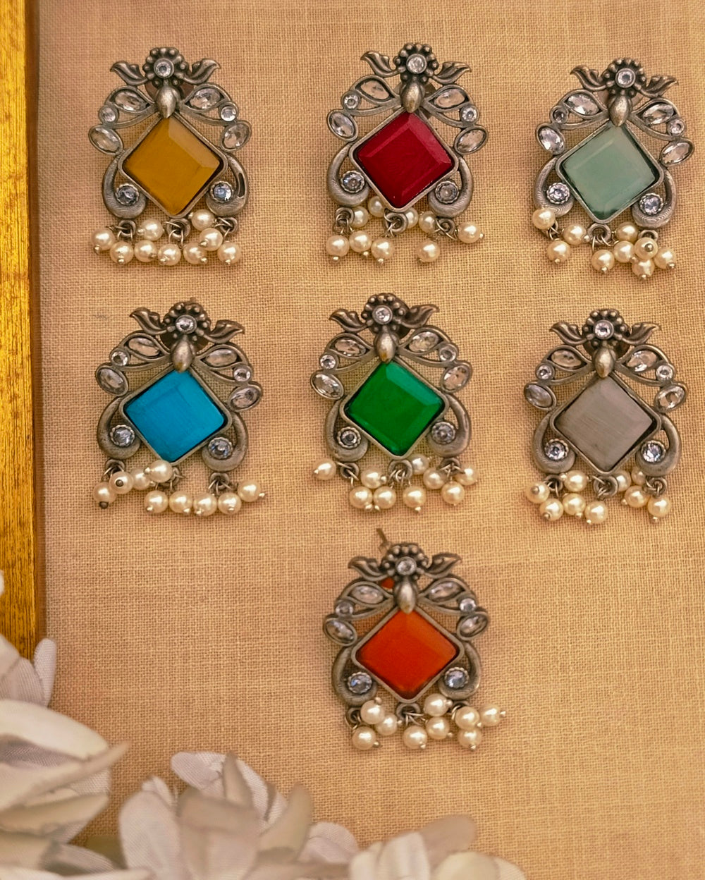 purna Stone Studs