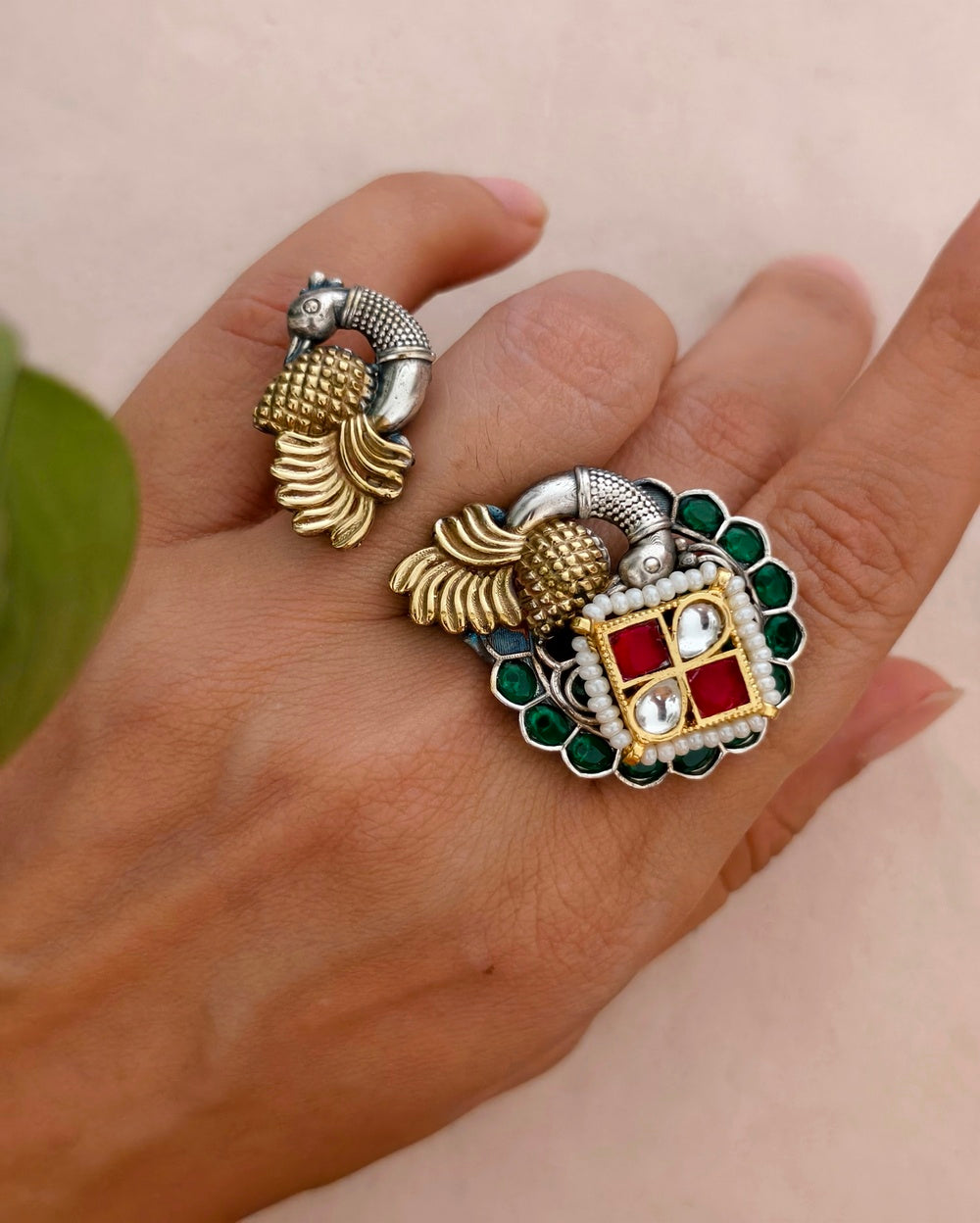 Bindu Dual tone Ring