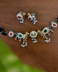Nandi Dualtone Kundan Choker