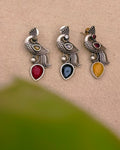 Peacock Stone Danglers