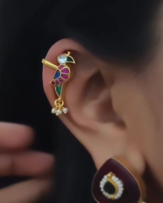 Paarrot Bugadi Earcuff