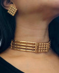 Mamnoor Golden Choker