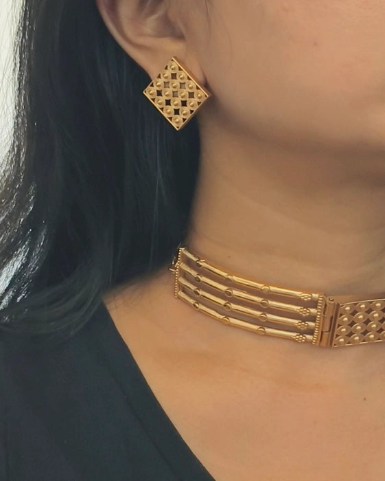 Mamnoor Golden Choker