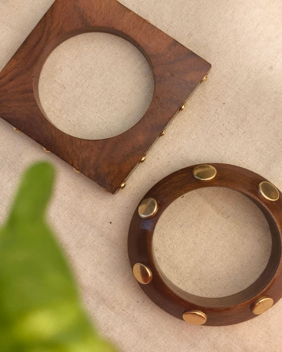 Reva Wooden Stacking Bangle
