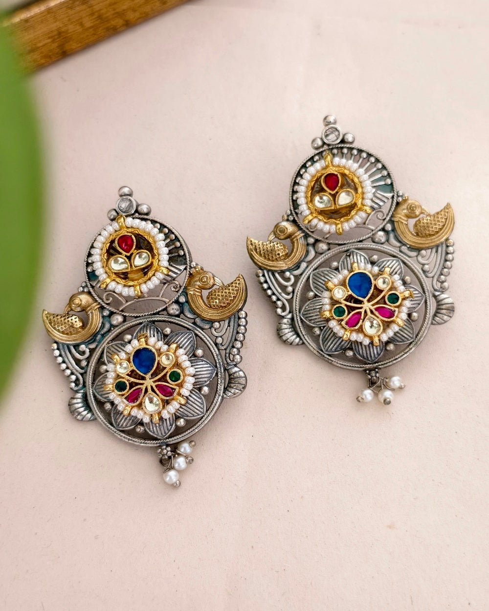 Yashila Kundan Earrings