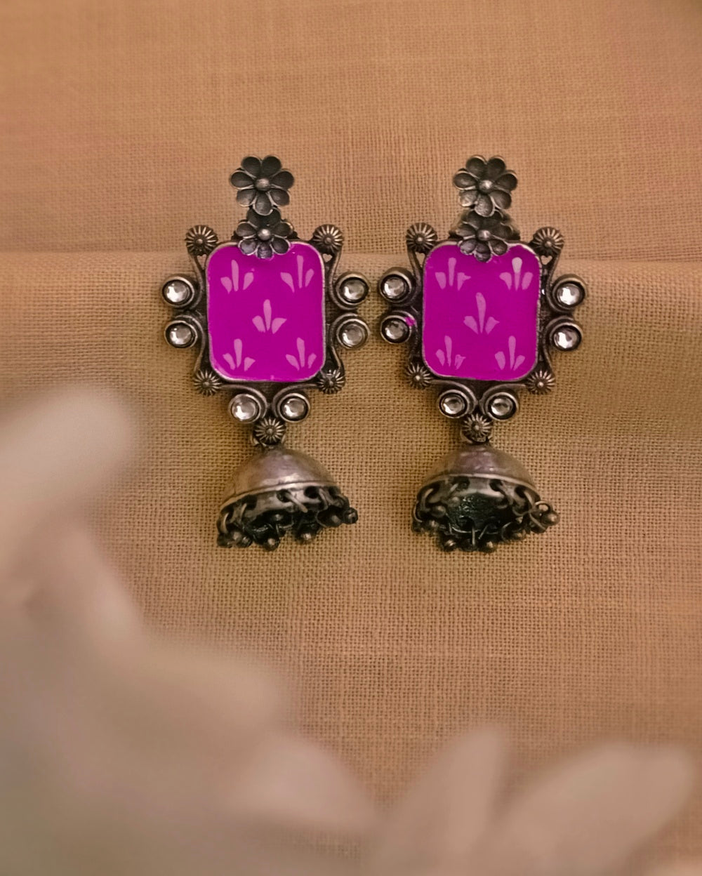 Wishi Meenakari Jhumki