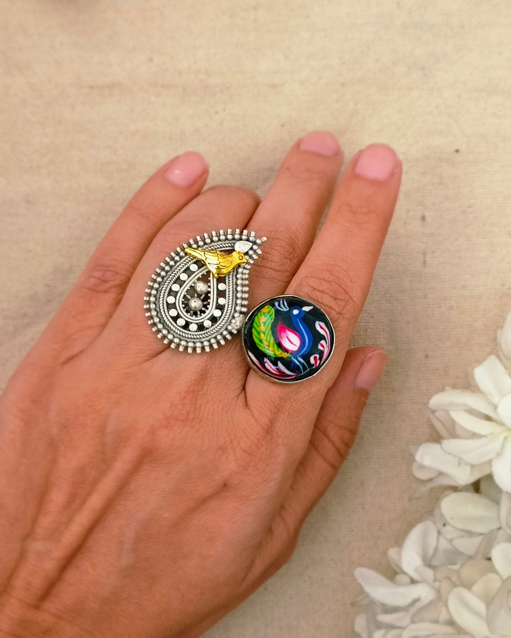Yana Dual tone Rings