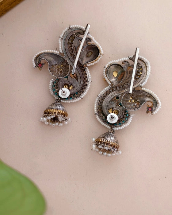 Ratnabali Earcuff Kundan Jhumki