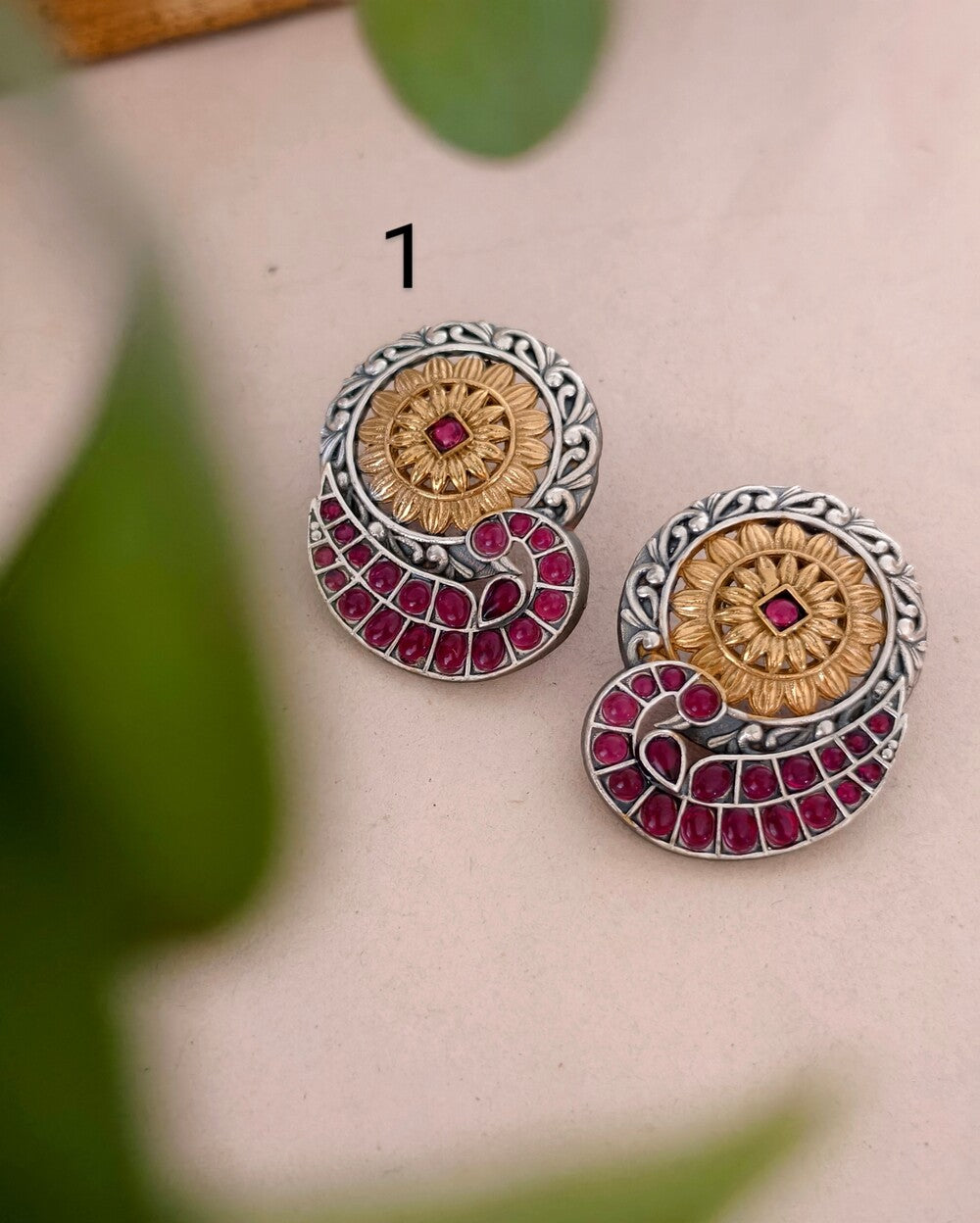 Gangavathi Dual tone Studs