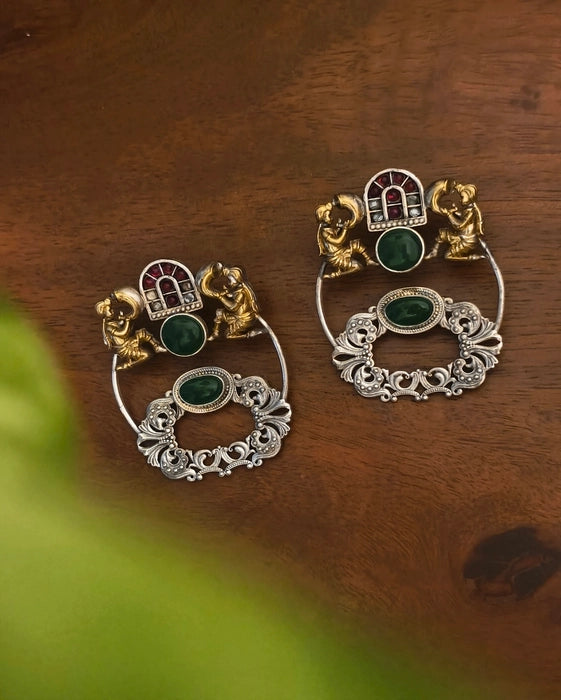 Kavya Dual Tone Dangler