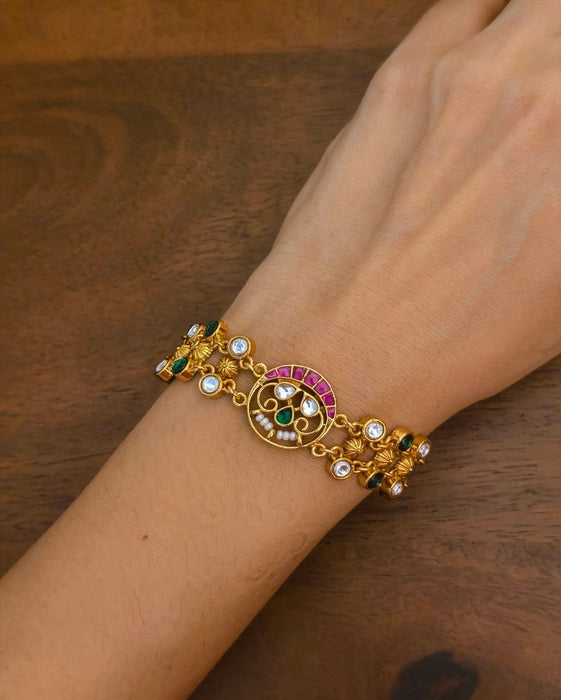 Purvi Golden Bracelet
