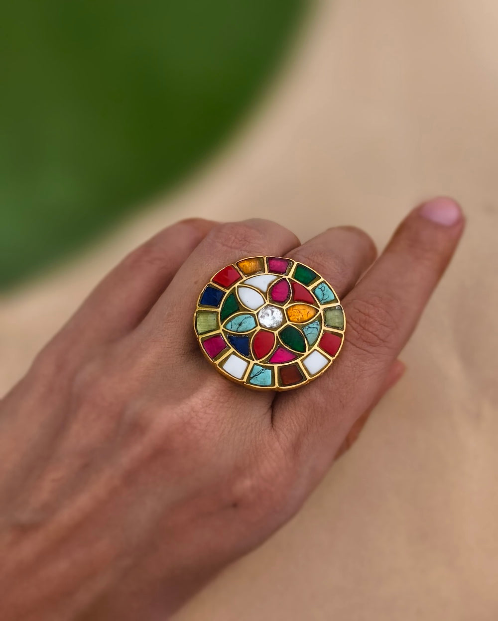 Vrishti Golden Ring