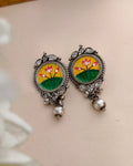 Ikshu Meenakari Danglers