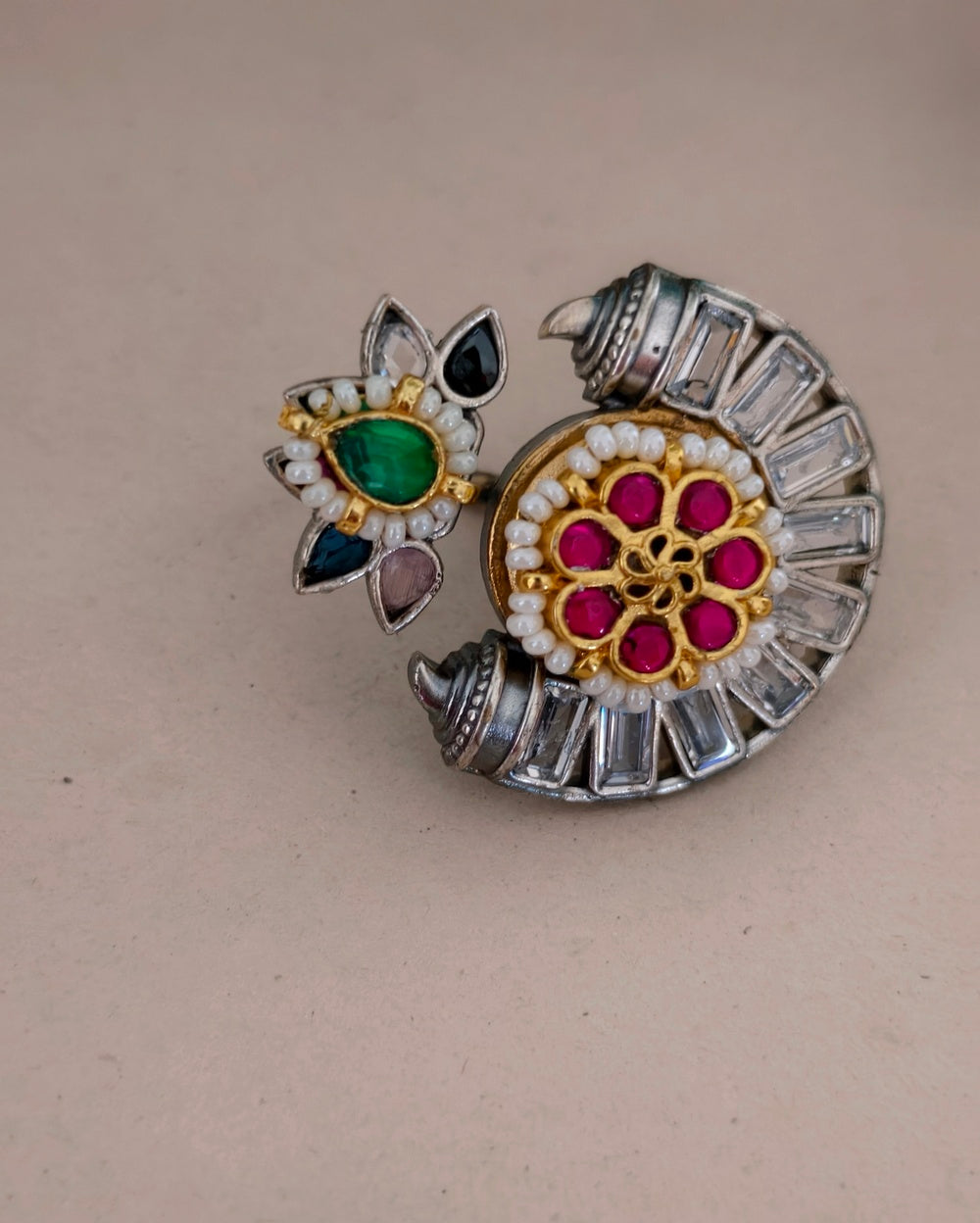 Sadya Dual tone Rings