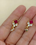 Kripa Kundan Press Nose Pin
