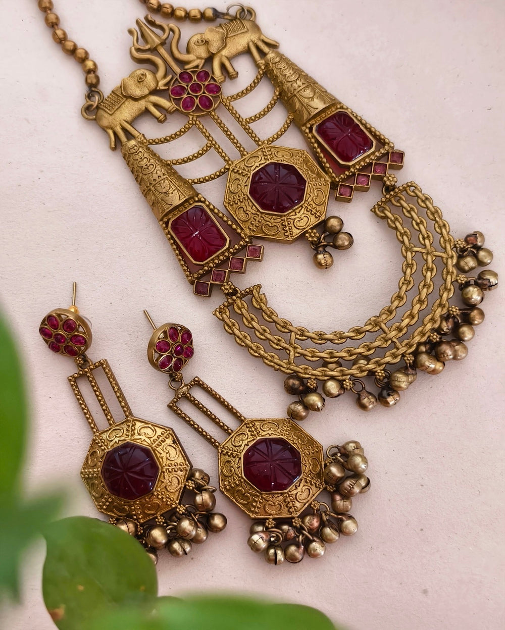 Wasudha Golden Necklace