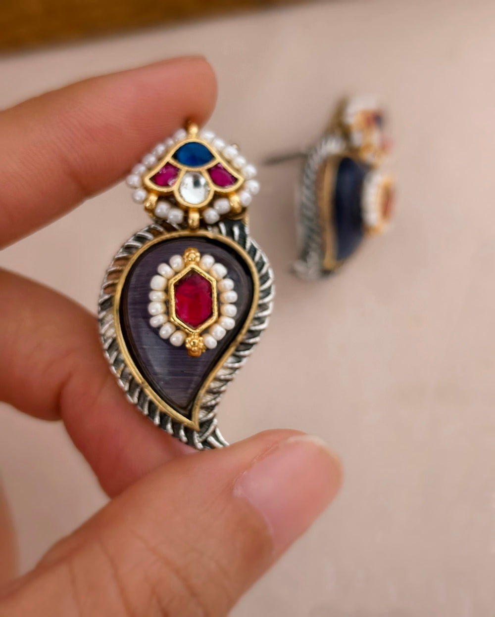 Darpana Kundan Earrings
