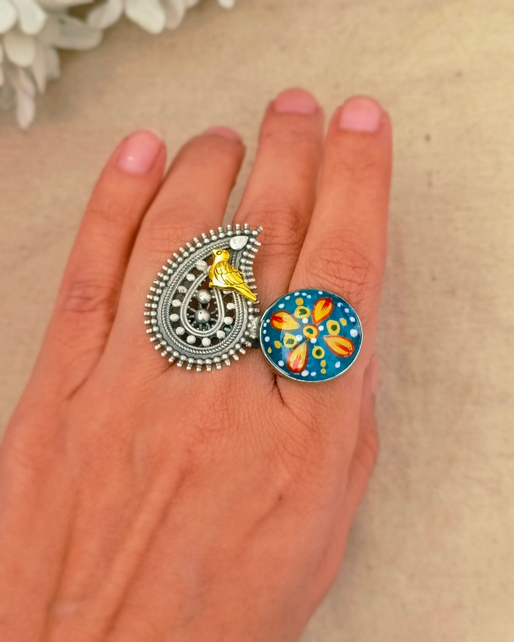 Yana Dual tone Rings