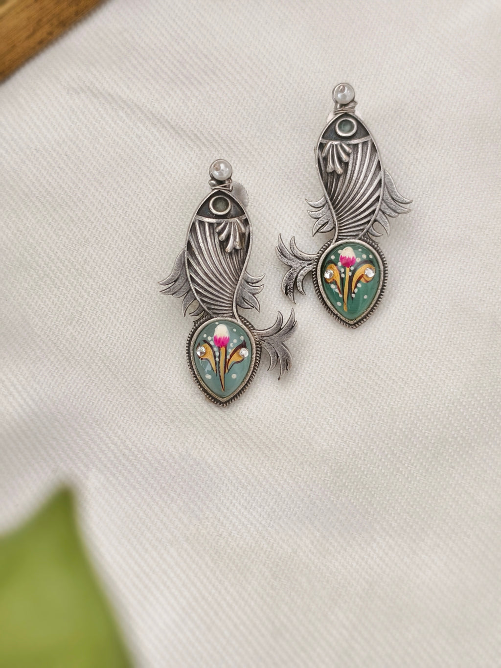 Kimaya Meenakari Danglers