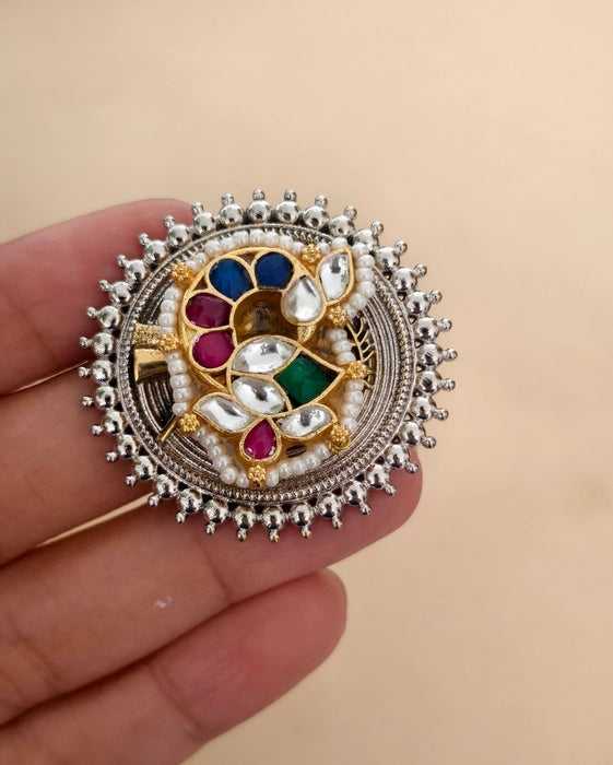 Leela Kundan Ring