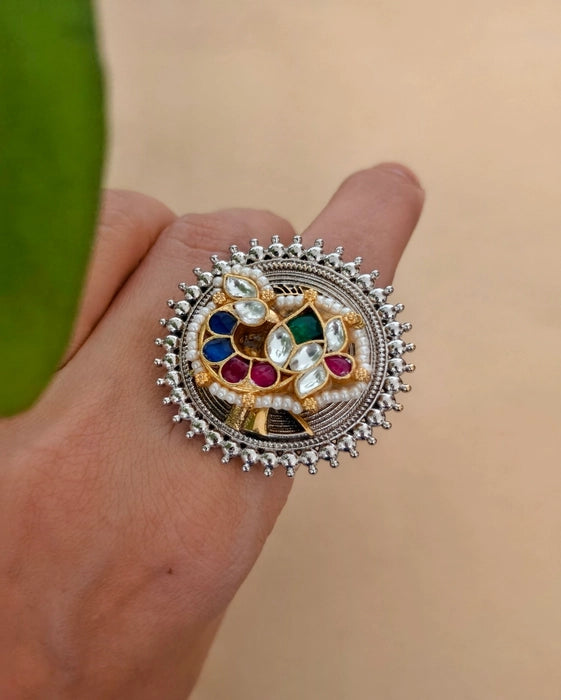 Leela Kundan Ring