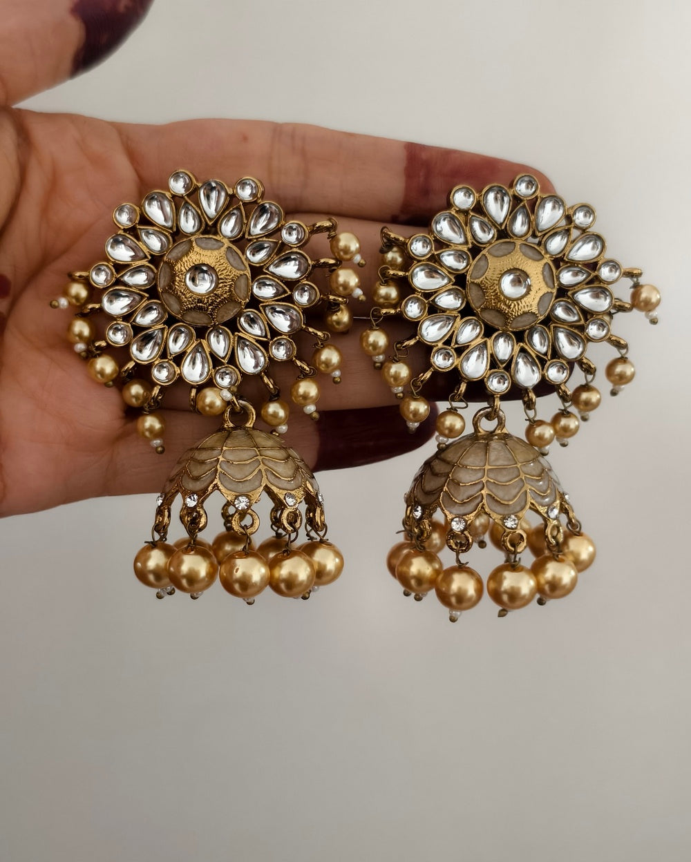 Aahna Golden Jhumki