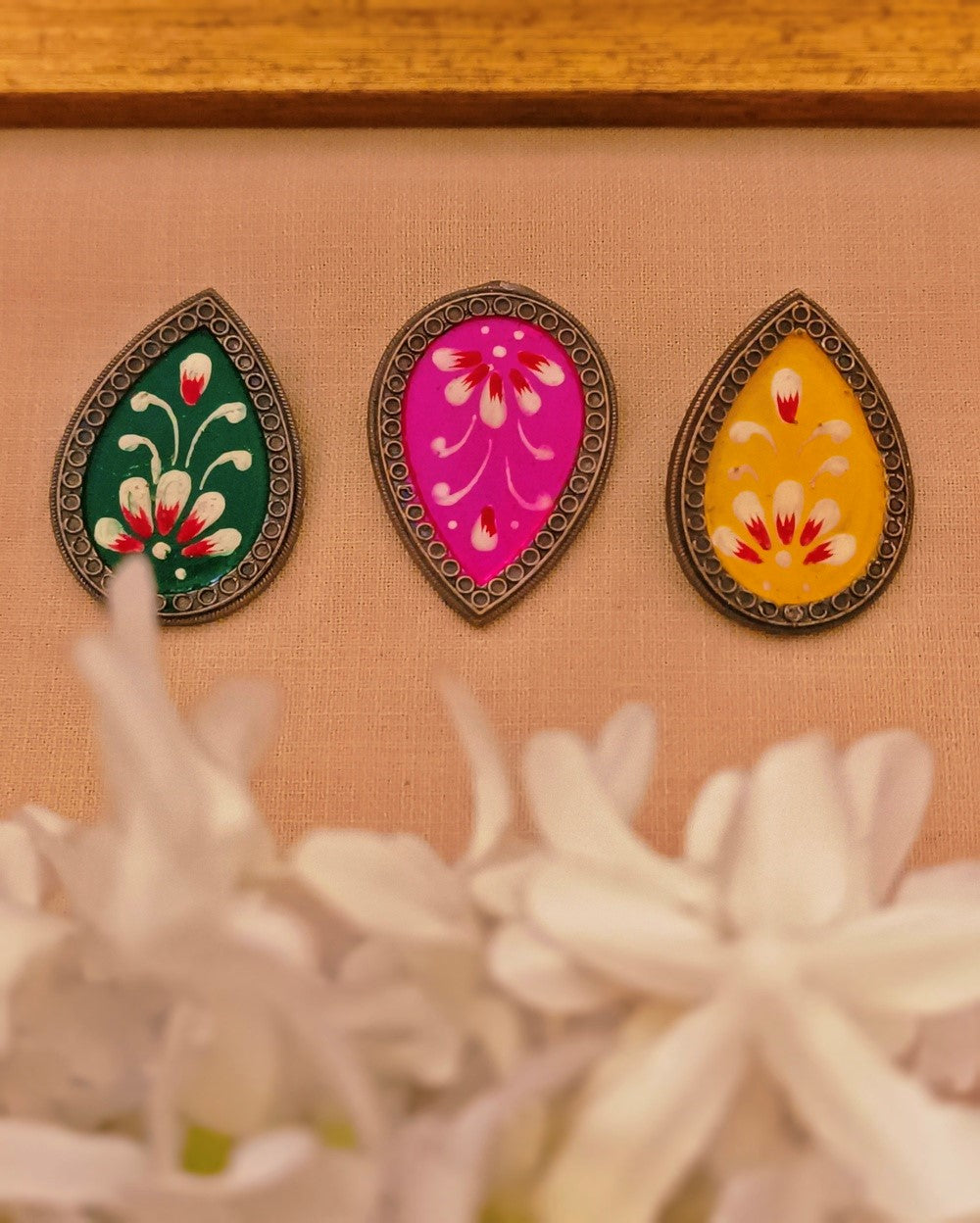 Sita Meenakari studs