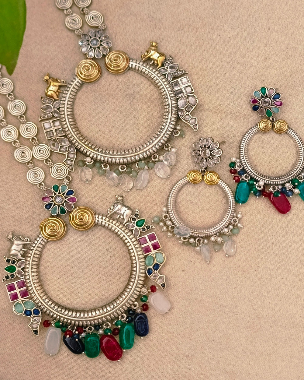 Kunalika Dual tone Necklace
