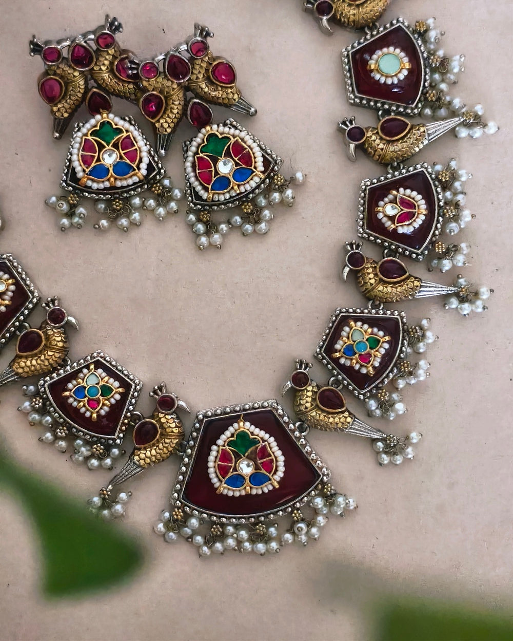 Kataryna Dual tone Necklace