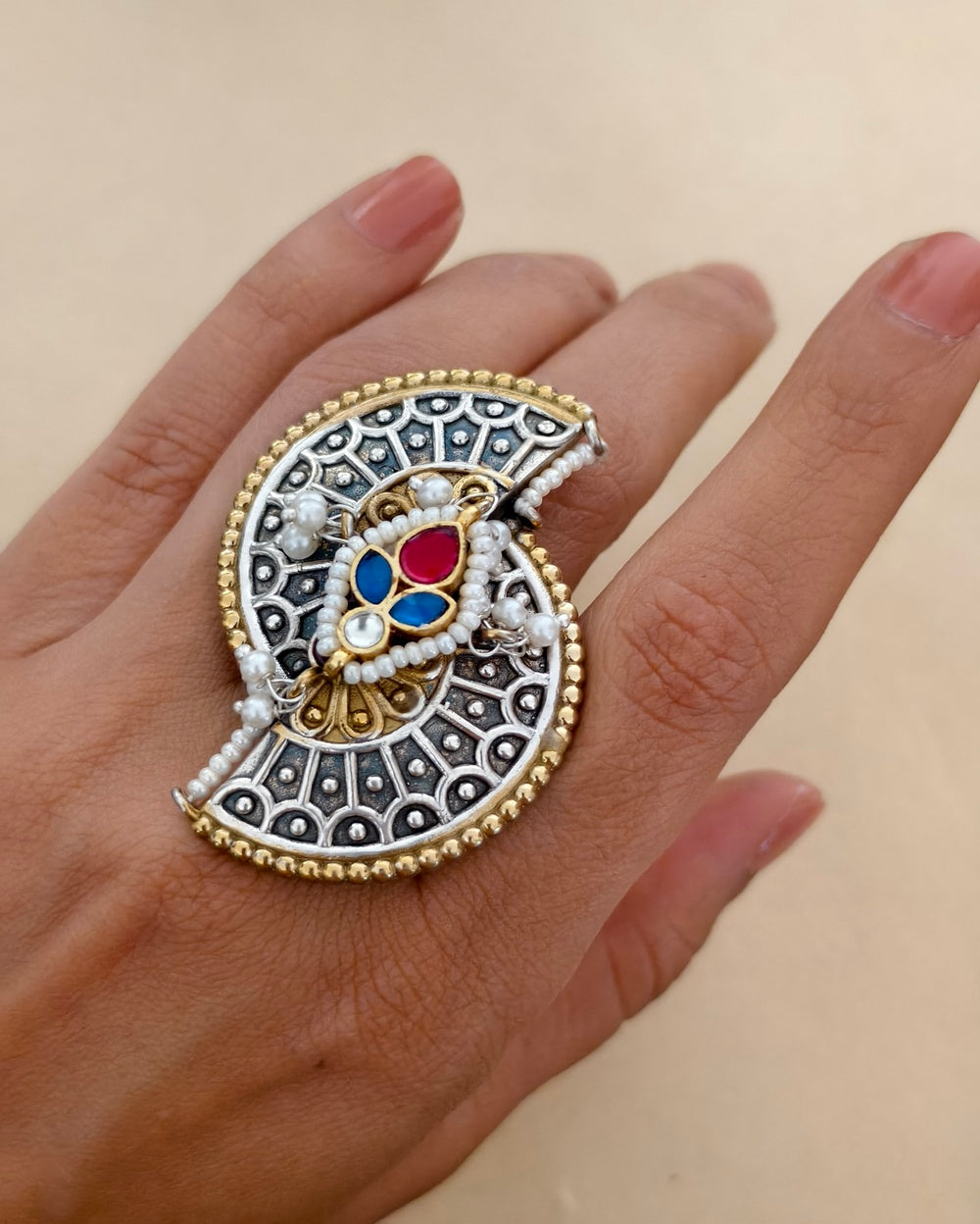 Raina Dual tone Rings