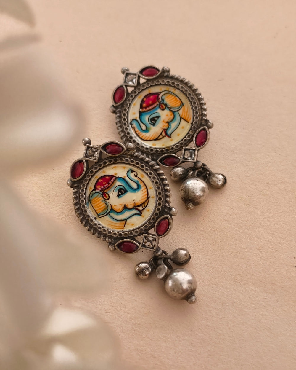 Ikshu Meenakari Danglers