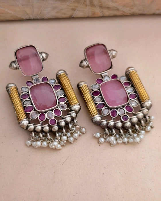 Vara Dual tone Danglers