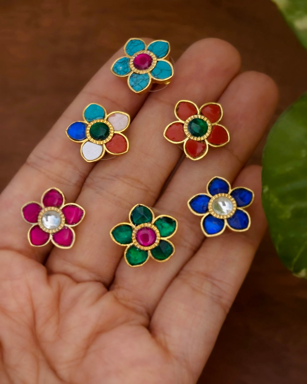 Aashi Flower Studs