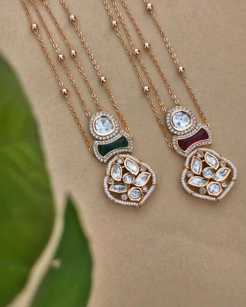 Bishakha Golden Necklace