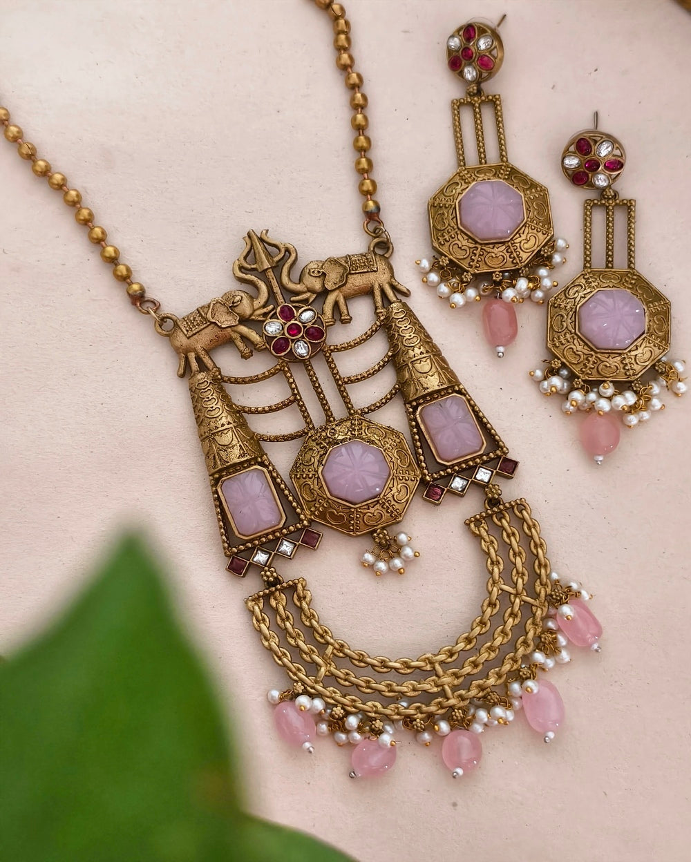 Wasudha Golden Necklace